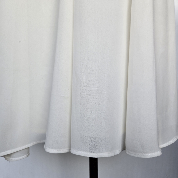 Vintage Scott McClintock Cream Lace Rose Dress - Picture 7 of 9